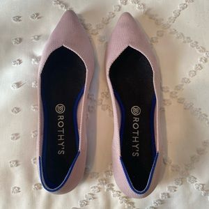 Rothy’s - The Point - Pink solid - Size 11